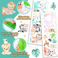 JungleTrail Nursery Wall Decals with jungle animals