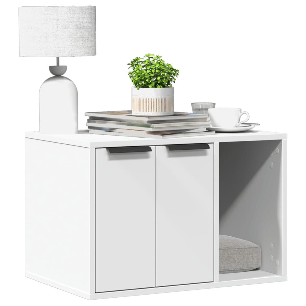 Concreto Hidden Litter Box Cabinet