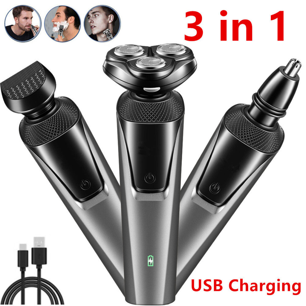 GroomTech 4D Rotary Shaver