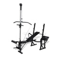 Multi-station steel weight bench for home strength training