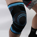 3D contoured sports knee pad for training support