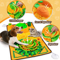 SniffJoy Snuffle Mat - interactive foraging feeding mat for dogs
