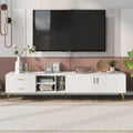 Lowline White TV Console