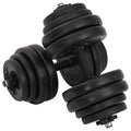 14-piece adjustable dumbbell set for home strength training