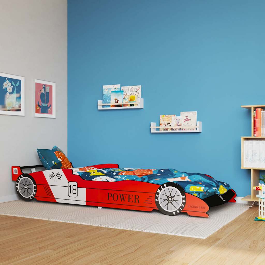 TurboRacer Kids Racing Car Bed